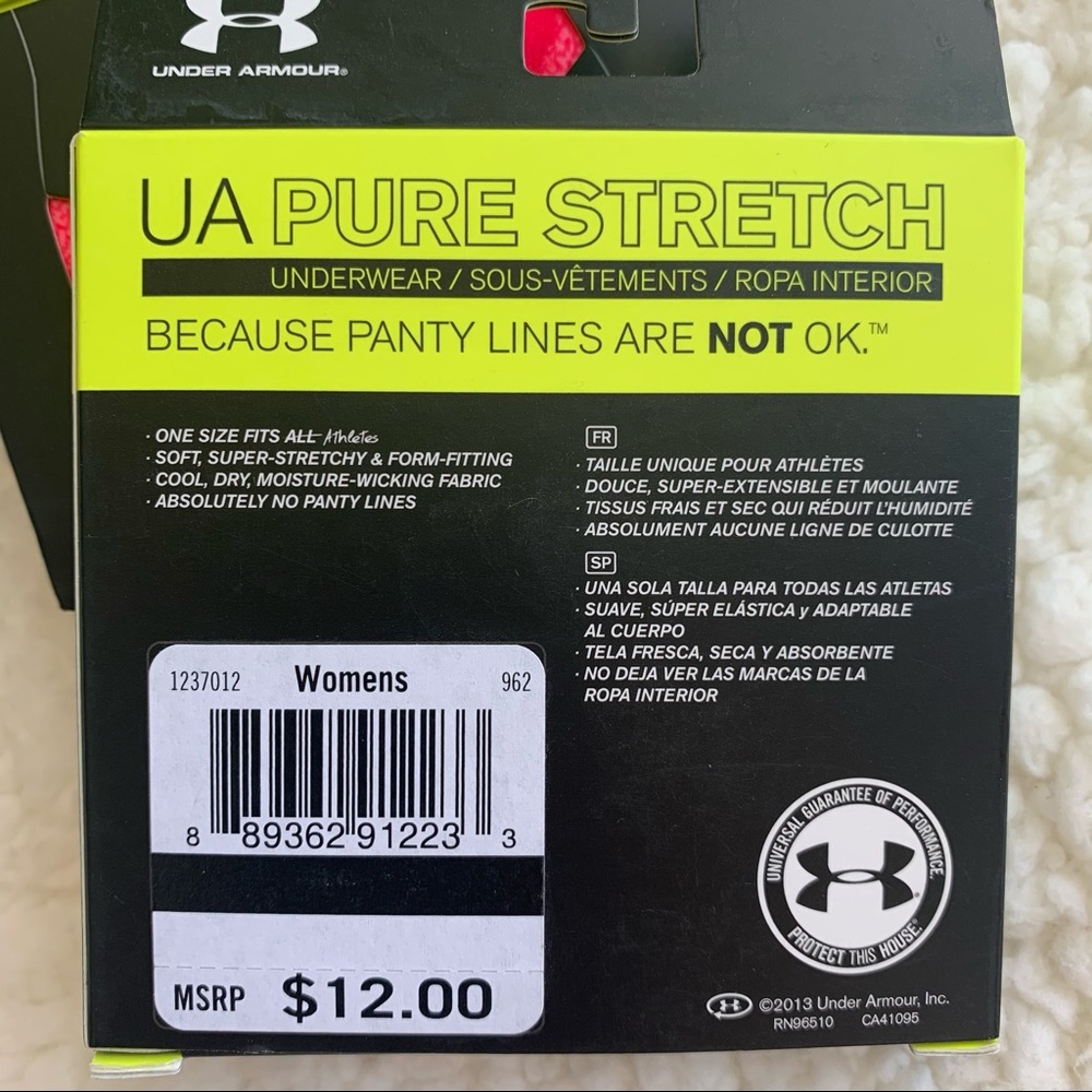 Pink Heart Seamless Cheeky Under Armour Panties - Picture 2 of 2